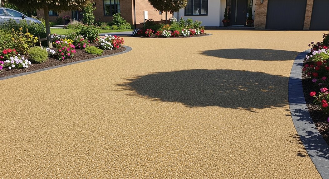 Resin-bound paving